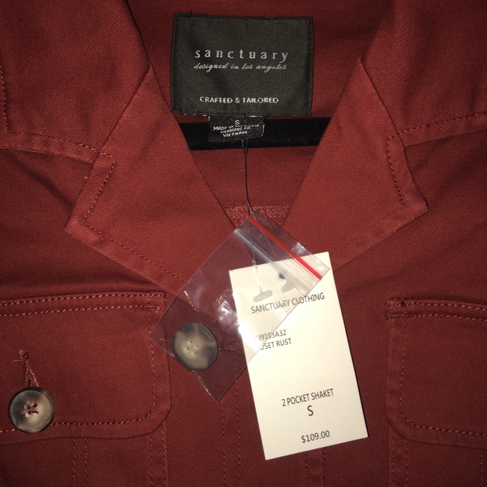Sanctuary Clothing 2 Pocket “Shaket”- Ruset Rust - Picture 3 of 7